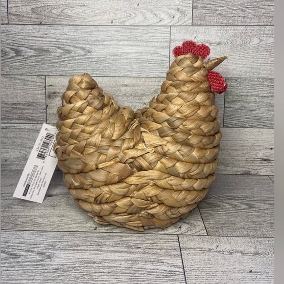 🌻 | SPRING Clearance Wicker Rattan Chicken Hen Spring Farmhouse Decor Rooster - Picture 2 of 3
